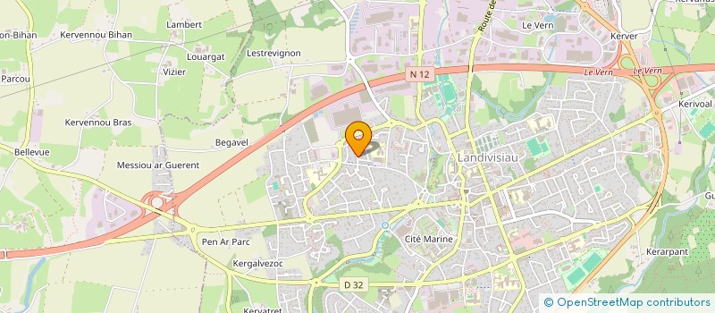 localisation de l'entreprise EURL BUFFET PASCAL  LANDIVISIAU