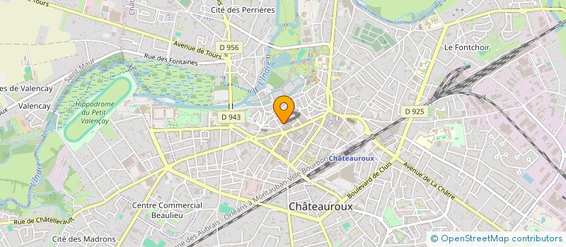 localisation de l'entreprise EURL BUJEAUD à CHATEAUROUX