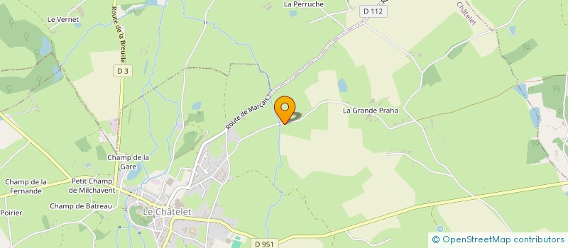 localisation de l'entreprise EURL BUNOUT JULIE  LE CHATELET