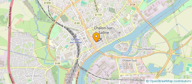 localisation de l'entreprise EURL BURGONDIE à CHALON-SUR-SAONE