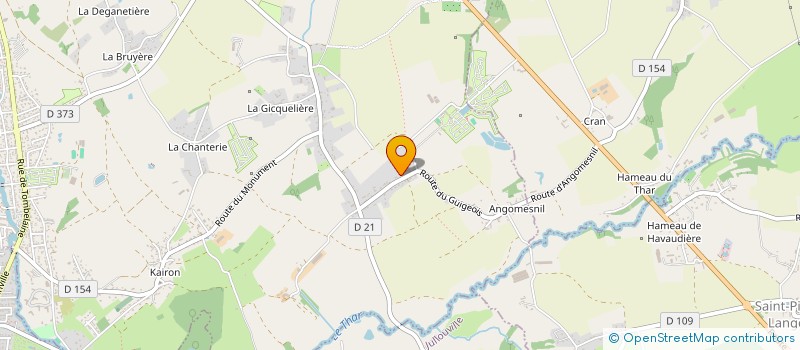 localisation de l'entreprise EURL BURNOUF ALEXANDRE  SAINT-PAIR-SUR-MER