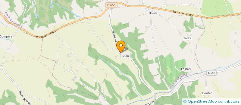 localisation de l'entreprise EURL BUZUEL  PORTE-DU-QUERCY