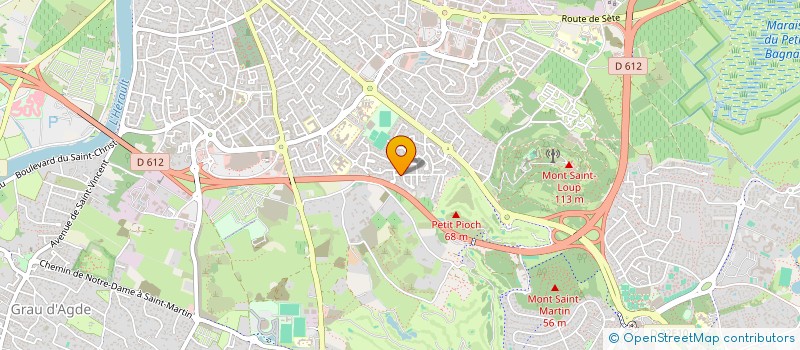 localisation de l'entreprise EURL BVN DISTRIBUTION à AGDE