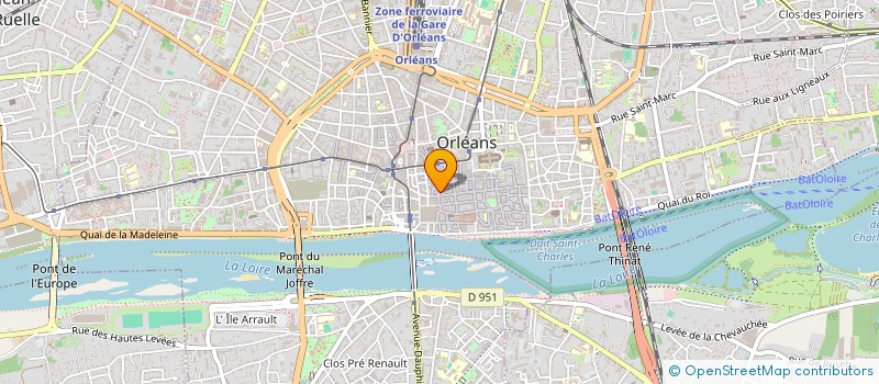 localisation de l'entreprise EURL BZ NUTRITION 45 à ORLEANS