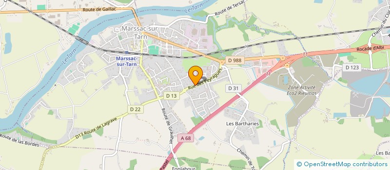 localisation de l'entreprise EURL  C.D. DEVELOPMENT  SAINTE-CROIX