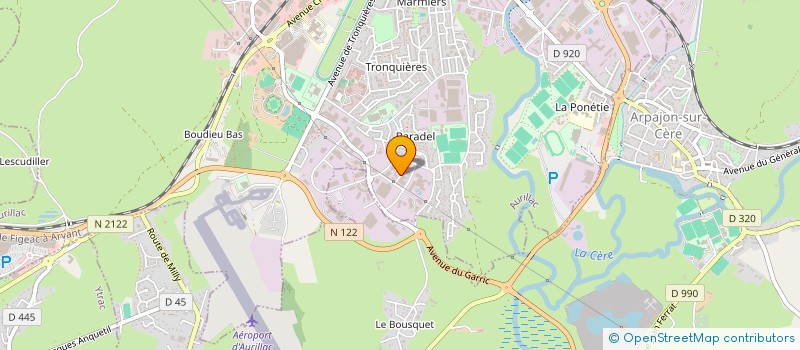 localisation de l'entreprise EURL C-DETEC-T à ARPAJON-SUR-CERE