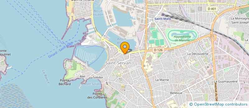 localisation de l'entreprise EURL C.E.P. PARTNERS  SAINT-MALO