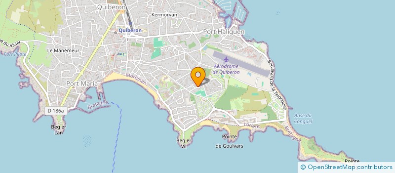 localisation de l'entreprise EURL C.E.R.D.I.S. à QUIBERON