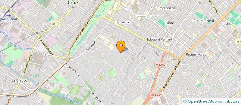 localisation de l'entreprise EURL C.EOLE à CROIX