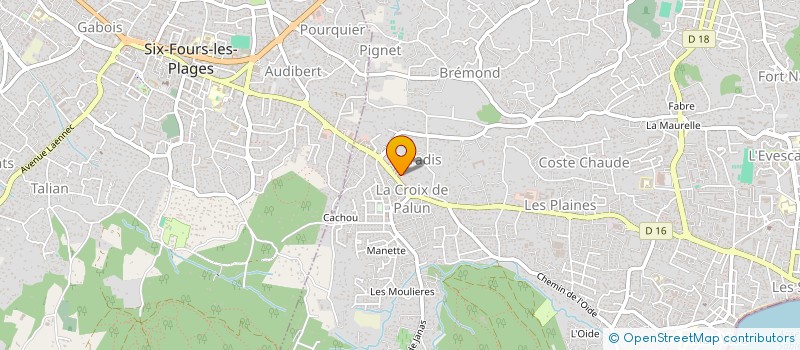 localisation de l'entreprise EURL C'LA CLASSE  LA SEYNE-SUR-MER