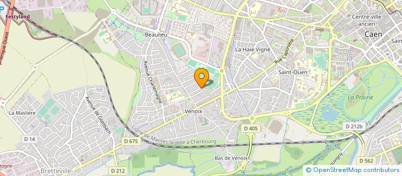 localisation de l'entreprise EURL C LEFEVRE à CAEN