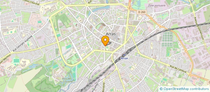 localisation de l'entreprise EURL C M E à ARRAS