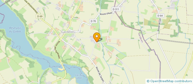 localisation de l'entreprise EURL C.P.I.C. DE ALMEIDA JOSE  GARDERES