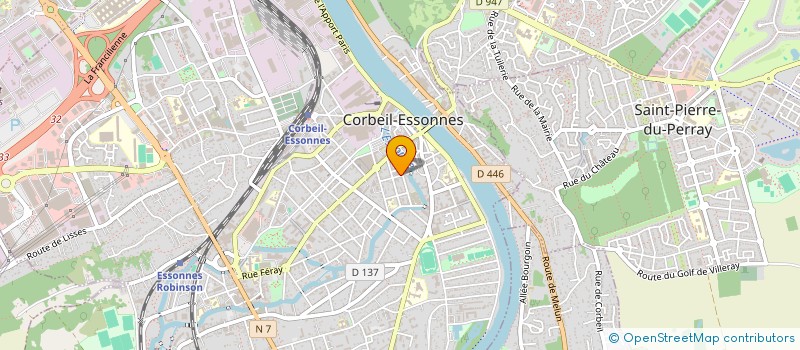 localisation de l'entreprise EURL C.R.2 à CORBEIL-ESSONNES