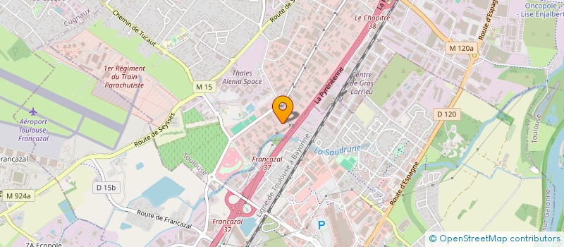 localisation de l'entreprise EURL C.T à TOULOUSE