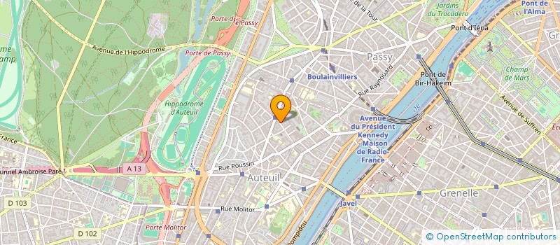 localisation de l'entreprise EURL C2ART SOPHIE DESCHAMPS CAUSSE  PARIS