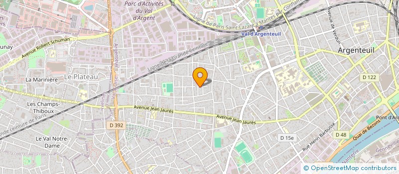 localisation de l'entreprise EURL CAB AIRLINES à ARGENTEUIL