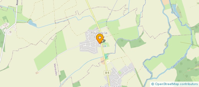 localisation de l'entreprise EURL CABINET WALTER KASTULSKY  POURNOY-LA-CHETIVE