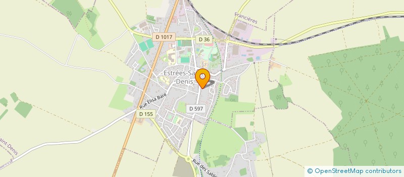 localisation de l'entreprise EURL CABINET WARNAULT  ESTREES-SAINT-DENIS