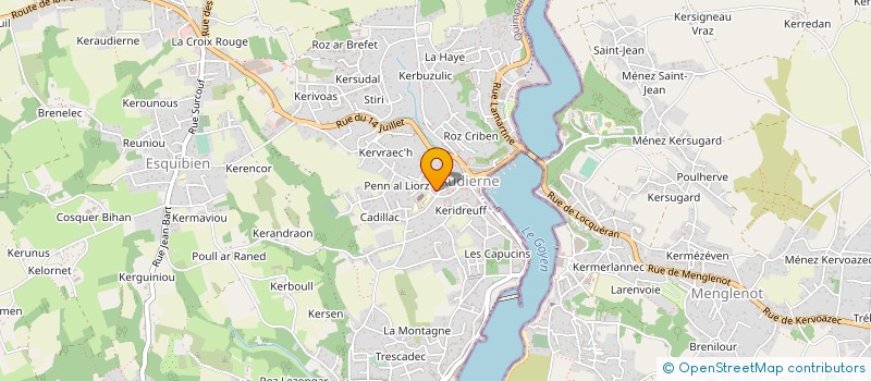 localisation de l'entreprise EURL CABON ERIC à AUDIERNE