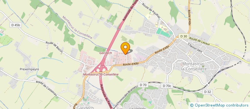 localisation de l'entreprise EURL CADENE à MONTASTRUC-LA-CONSEILLERE