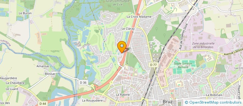 localisation de l'entreprise EURL CADOREL  BRUZ