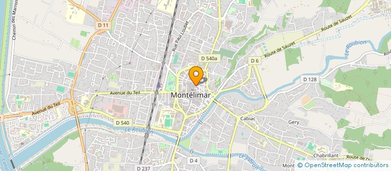 localisation de l'entreprise EURL CADRES ET PLUS à MONTELIMAR