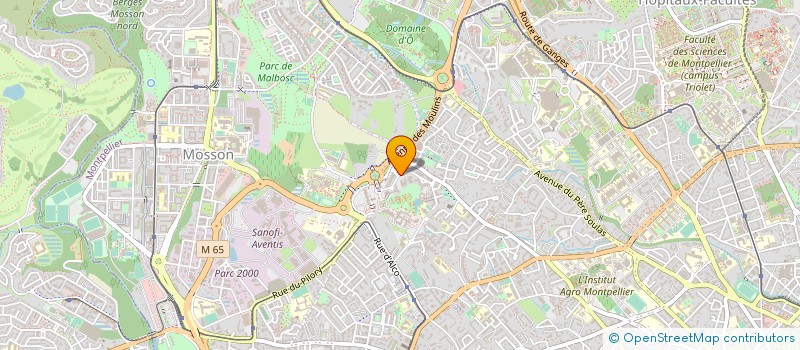 localisation de l'entreprise EURL CAEPROU à MONTPELLIER