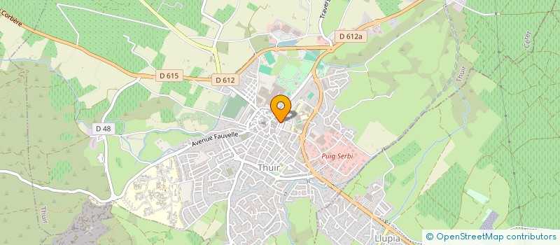 localisation de l'entreprise EURL CAFE DE FRANCE à THUIR