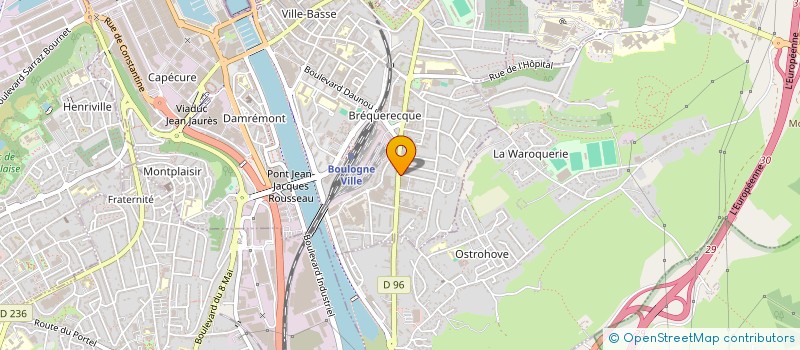 localisation de l'entreprise EURL CAFE DE L'AVENUE à BOULOGNE-SUR-MER