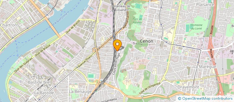 localisation de l'entreprise EURL CAGESK à CENON