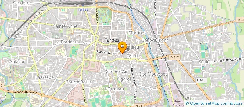 localisation de l'entreprise EURL CAGIFEU à TARBES