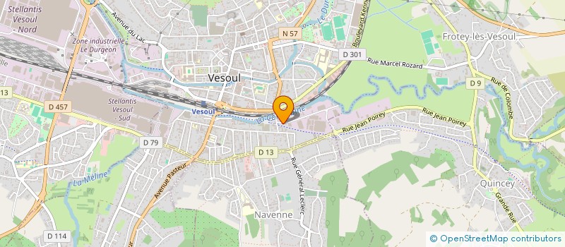 localisation de l'entreprise EURL CALABRE JEAN PIERRE  VESOUL