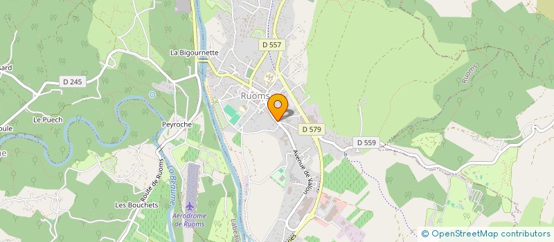 localisation de l'entreprise EURL CALABRESE  RUOMS