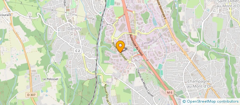 localisation de l'entreprise EURL CAMILLE  DARDILLY