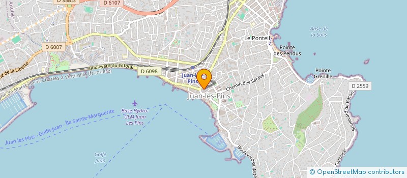 localisation de l'entreprise EURL CAMUS SERVICE  ANTIBES