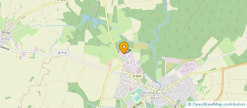 localisation de l'entreprise EURL CANNET à MIREBEAU-SUR-BEZE