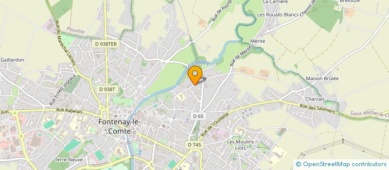localisation de l'entreprise EURL CANTIN à FONTENAY-LE-COMTE