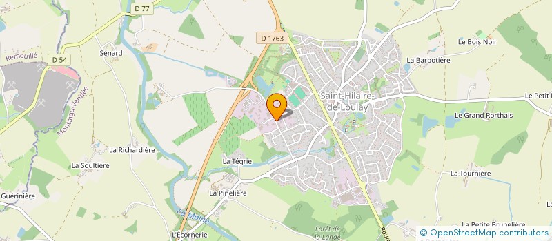 localisation de l'entreprise EURL CANTOBION à MONTAIGU-VENDEE