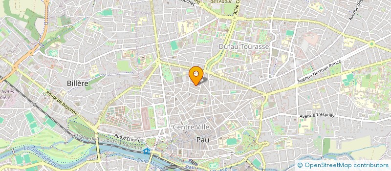 localisation de l'entreprise EURL CANU à PAU