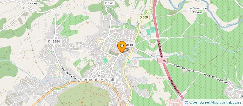 localisation de l'entreprise EURL CAP 2000 à CLERMONT-L'HERAULT