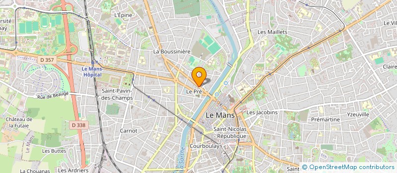 localisation de l'entreprise EURL CAP' CONSULTING  LE MANS