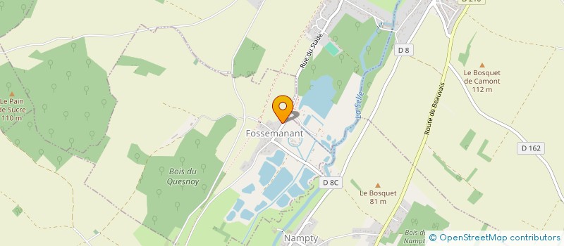 localisation de l'entreprise EURL CAP&LOU  ROSIERES-EN-SANTERRE