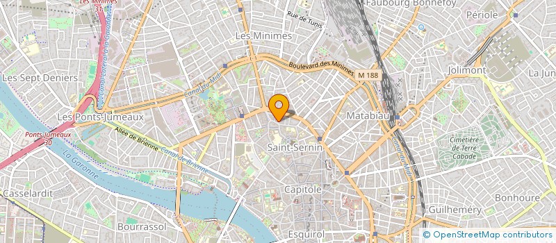 localisation de l'entreprise EURL CAP SUD à TOULOUSE