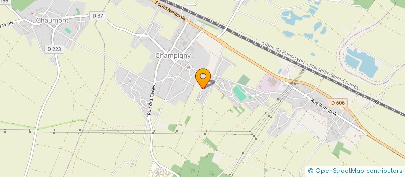 localisation de l'entreprise EURL CAPRICES D'ABEILLE  CHAMPIGNY