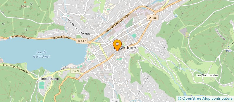 localisation de l'entreprise EURL CARLA à GERARDMER