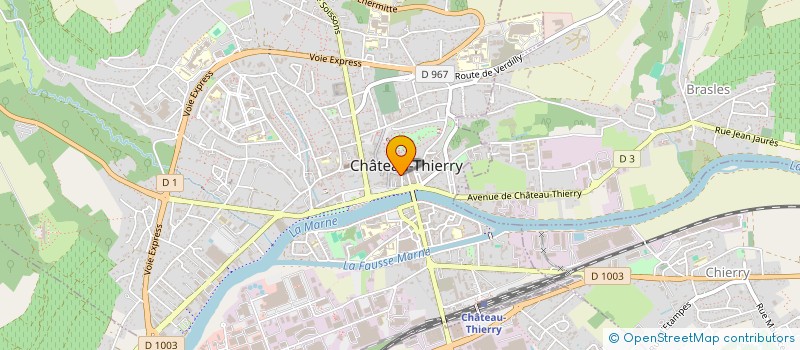 localisation de l'entreprise EURL CARO à CHATEAU-THIERRY