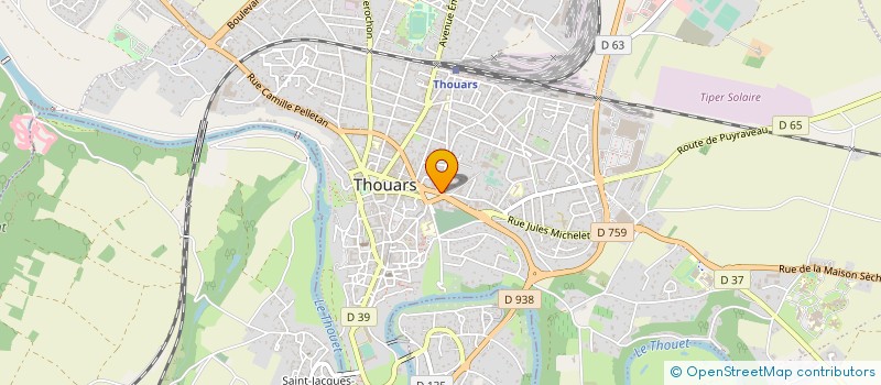 localisation de l'entreprise EURL CARO à THOUARS