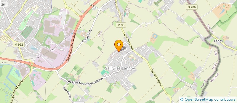 localisation de l'entreprise EURL CARO TRICOTE  SAILLY-LEZ-LANNOY