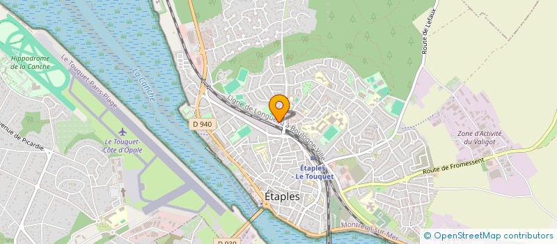 localisation de l'entreprise EURL CARON VINCENT  ETAPLES